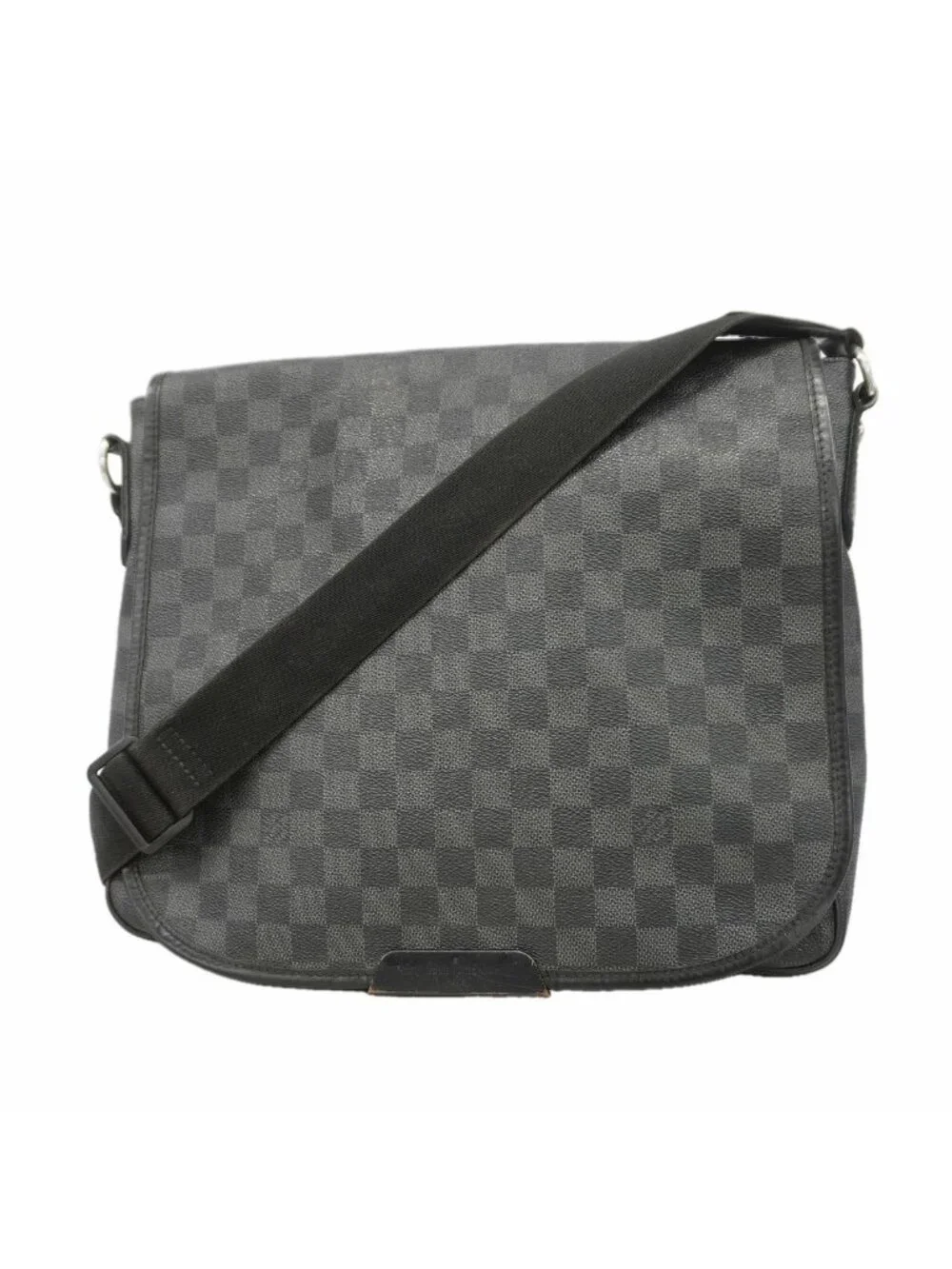 Louis Vuitton Shoulder Bag Damier Graphite Daniel MM Black Gray